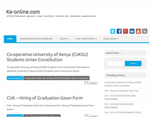 Tablet Screenshot of ke-online.com